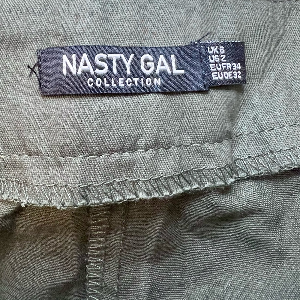 Nasty Gal Working Hard High-Waisted Utility Trousers - Picture 2 of 7